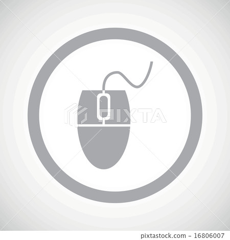 Grey mouse controller sign icon Grey mouse controller sign icon 16806007