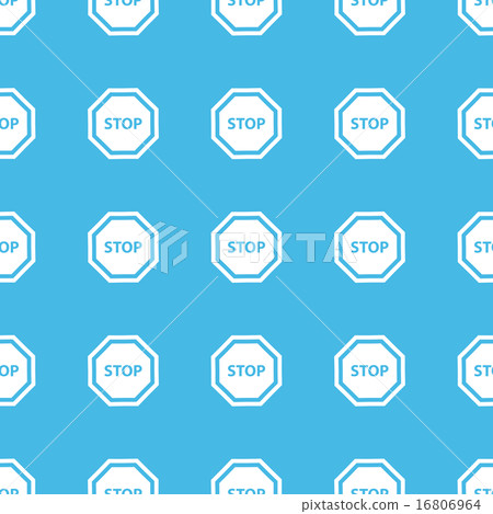 STOP sign straight pattern 16806964