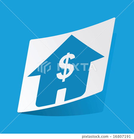 Dollar house sticker Dollar house sticker 16807191