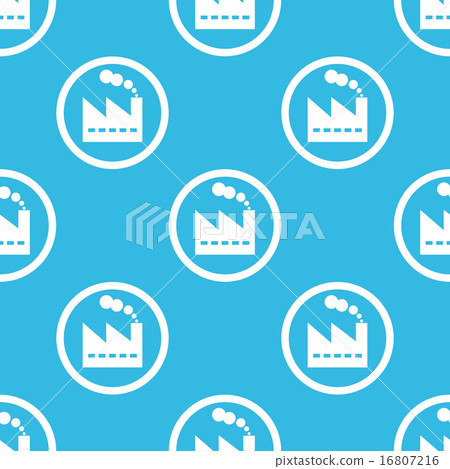 Factory sign blue pattern 16807216