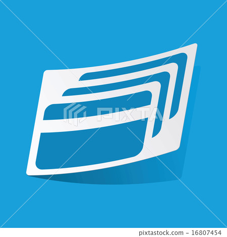 Credit card sticker 16807454