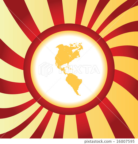 America abstract icon America abstract icon 16807595