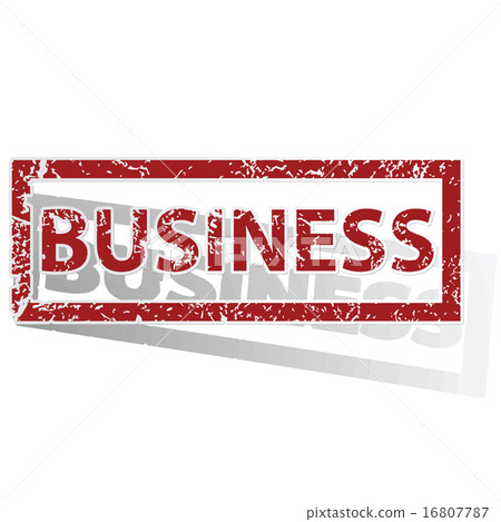 BUSINESS outlined stamp 16807787