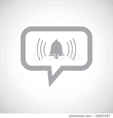Alarm grey message icon Alarm grey message icon 16807887