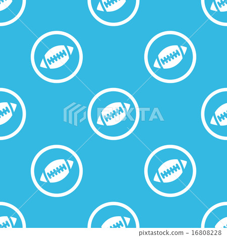 Rugby sign blue pattern Rugby sign blue pattern 16808228
