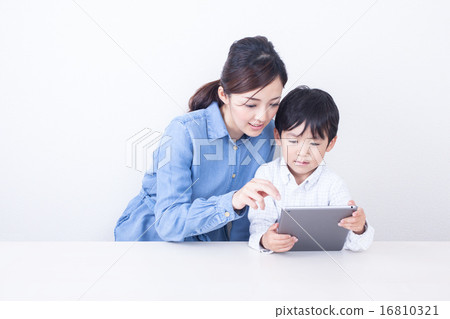Parent and child operating tablet 16810321