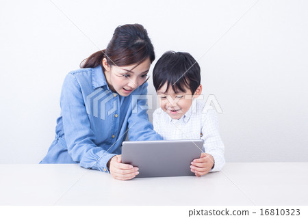 Parent and child operating tablet 16810323