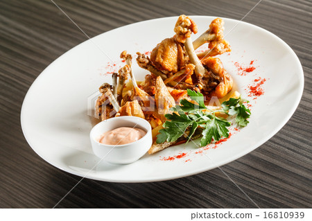 fried chicken fried chicken 16810939