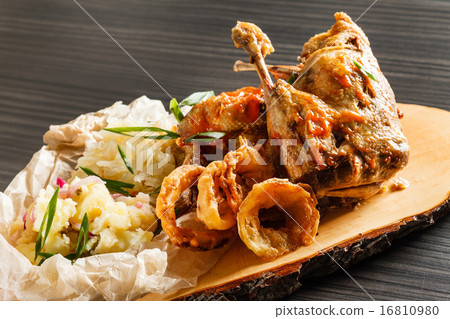 fried chicken fried chicken 16810980