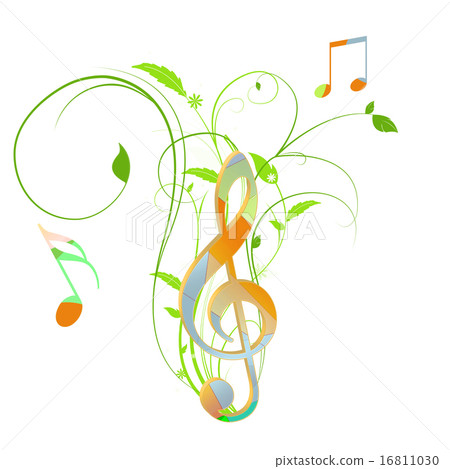 Music tokyo symbol music score score notes and plants 16811030