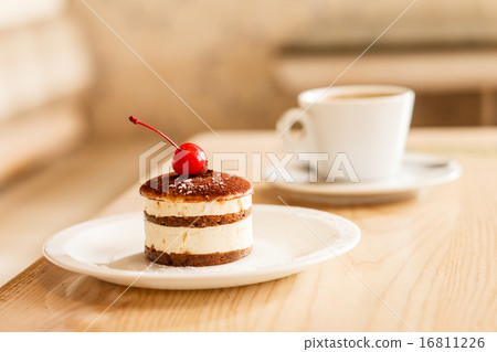 cheesecake with cherry cheesecake with cherry 16811226