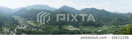 山的全景 16812296