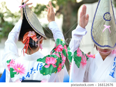 Awa Odori is a festival in summer - a women's dance Awa Odori is a festival in summer - a women's dance 16812676