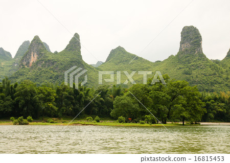 Beautiful karst mountains li river Beautiful karst mountains li river 16815453