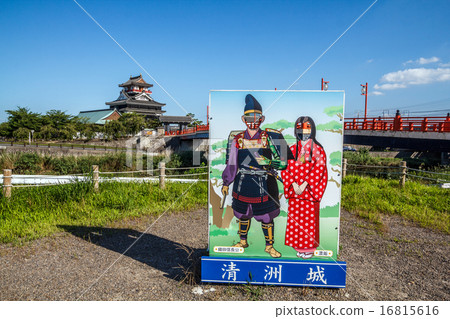 青州城堡面臨骨架標誌 16815616