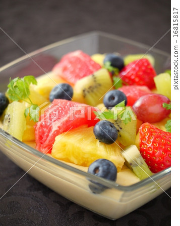 Fruit's claim · pastry shiel black background (vertical position) Fruit's claim · pastry shiel black background (vertical position) 16815817