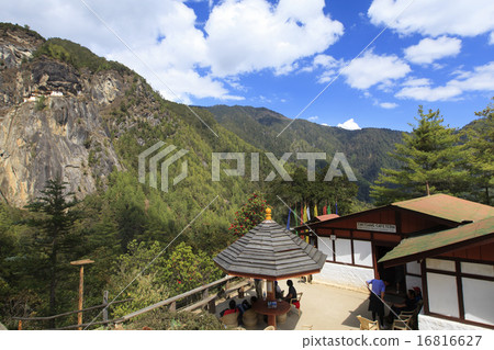 希望不丹，Taktzan修道院的休息室 16816627