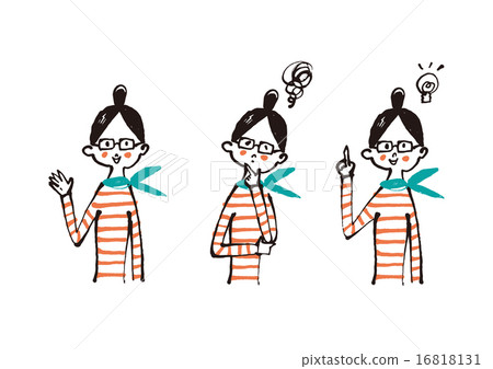 Glasses girls expression face 2 16818131