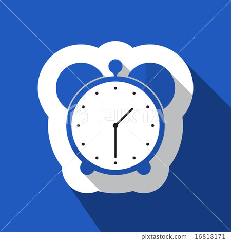 blue information icon - alarm clock 16818171
