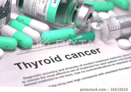 Diagnosis - Thyroid Cancer. Medical Concept. 16818828