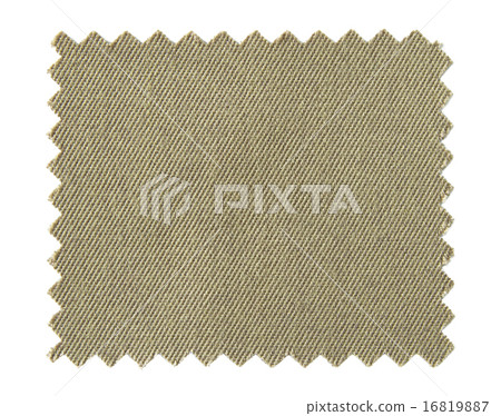 brown fabric swatch samples isolated on white 16819887
