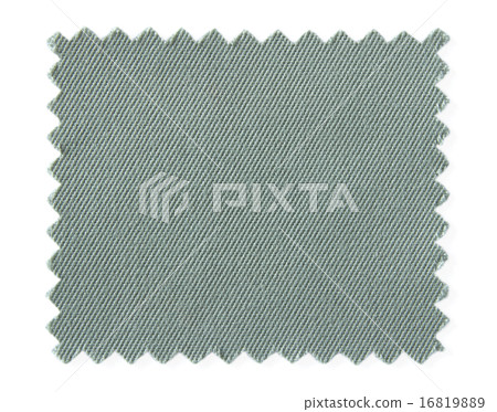 gray fabric swatch samples isolated on white 16819889
