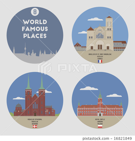 World famous places. Set 8 World famous places. Set 8 16821849