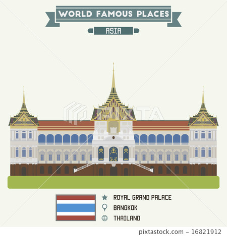 Royal Grand Palace. Bangkok, Thailand 16821912