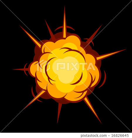 Comic Boom. Explosion. Vector 16826645