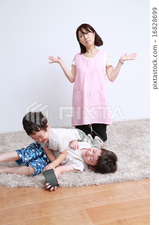 戰鬥兄弟和母親 16828699