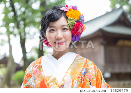 japanese clothing, headdress, bride 16829479