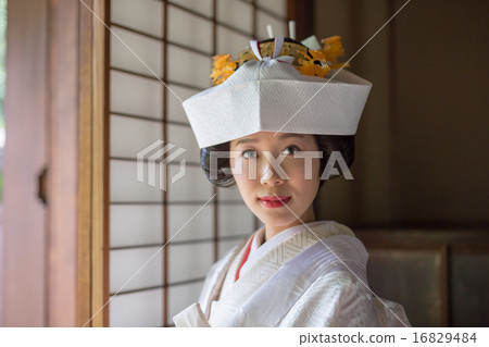 auspicious event, ornate hairpin, japanese coiffure 16829484