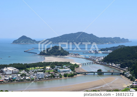 Bridge and harbor landscape (Midi) 16832172
