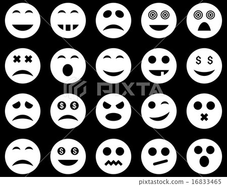 Smile and emotion icons Smile and emotion icons 16833465