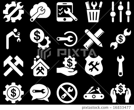 Settings and Tools Icons 16833477