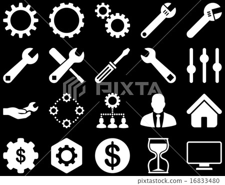 Settings and Tools Icons 16833480