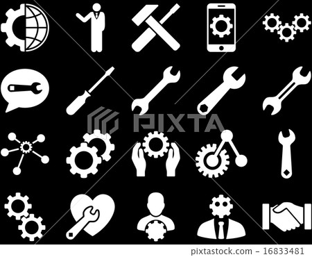 Settings and Tools Icons Settings and Tools Icons 16833481