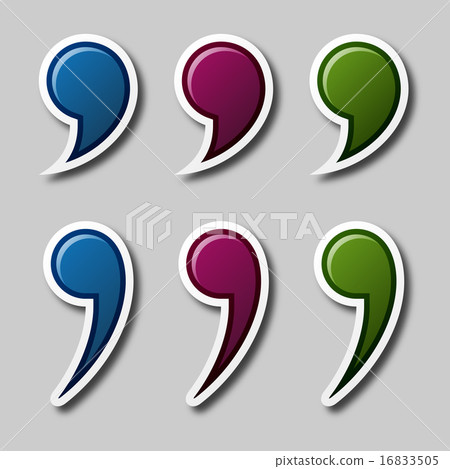 EPS10 color quotation marks EPS10 color quotation marks 16833505