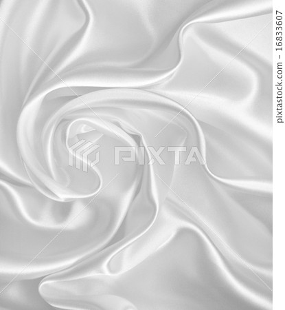 Smooth elegant white silk or satin texture Smooth elegant white silk or satin texture 16833607