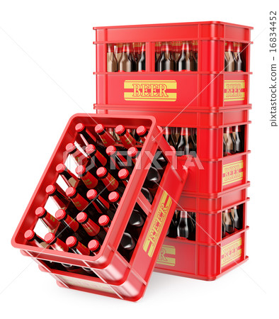 3D beer bottle boxes 16834452