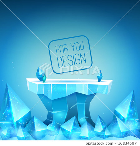 Ice backdrop 16834597