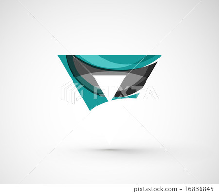 Abstract geometric company logo triangle, arrow 16836845