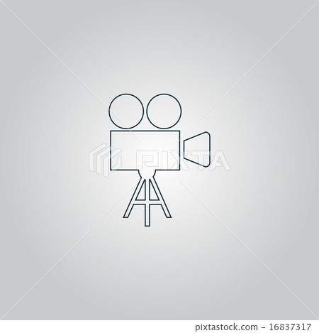 Video camera icon vector 16837317