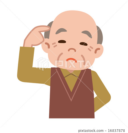 Thinking senior male Thinking senior male 16837878