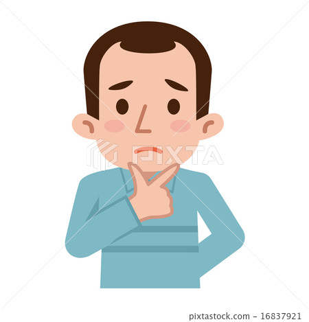 Mature male who is confused Mature male who is confused 16837921