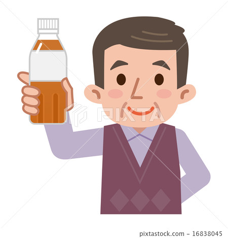 有塑料瓶的成熟人茶 16838045