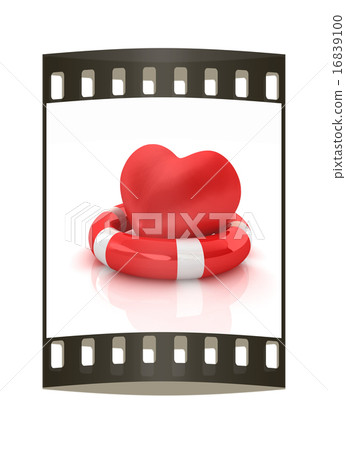 Concept of life-saving. The film strip 16839100