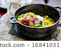 Chicken paella with vegetables 16841031