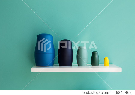 Figures toy matryoshka made in a modern style 16841462