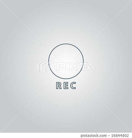 Rec button - Stock Illustration [16844802] - PIXTA